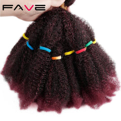 FAVE Braids Hair Afro Kinky Bulk For American African Women