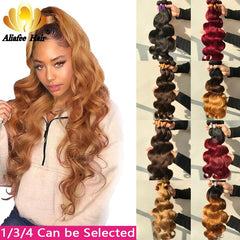 Aliafee Hair Brazilian Body Wave Bundles Hair