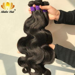 Aliafee Hair Brazilian Body Wave Bundles Hair